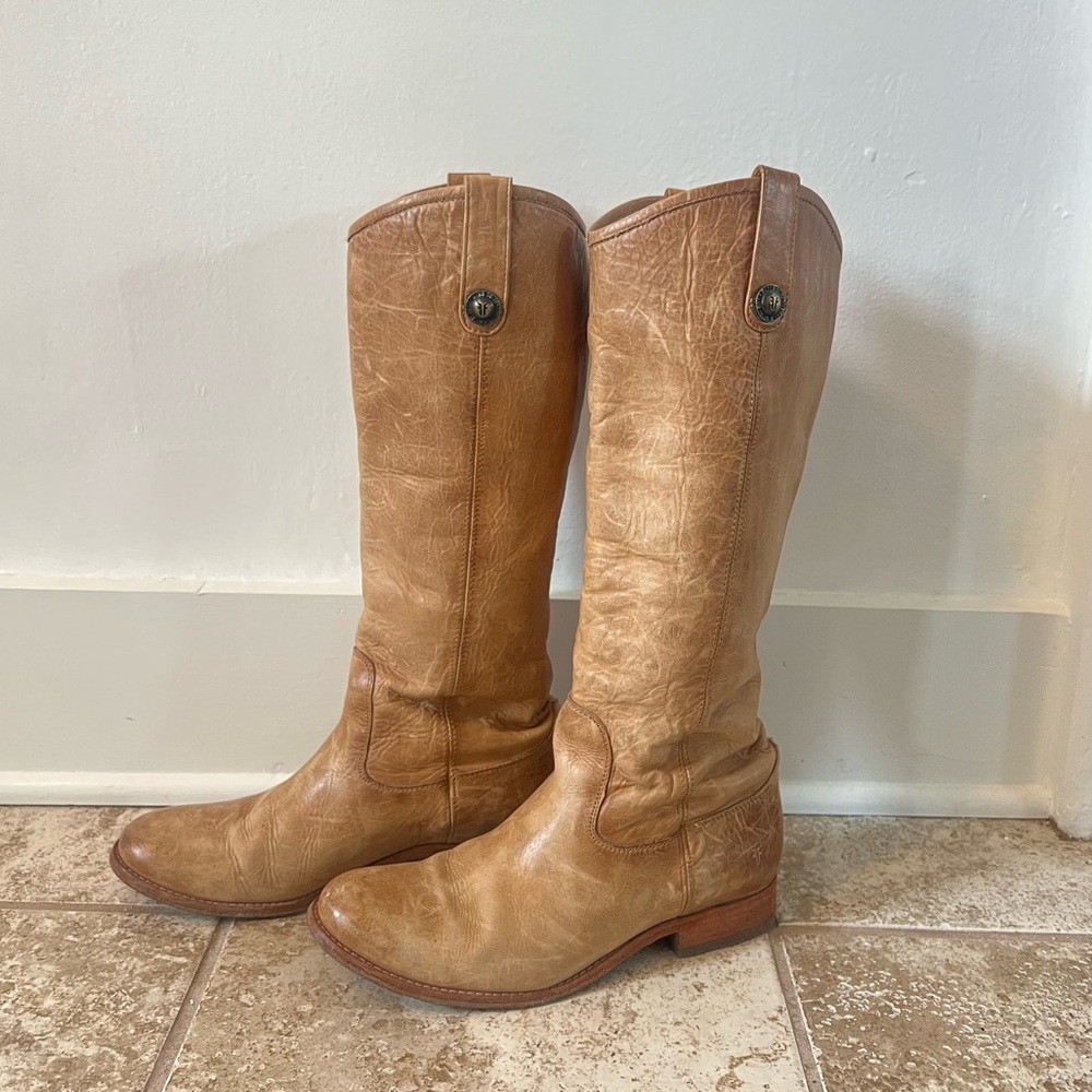 Frye honey Leather Riding Boots
